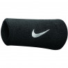 Muñequera Deportiva Nike Swoosh Doublewide Negro