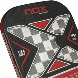 Pala de Pickleball Nox Nerbo Negro Fibra de carbono