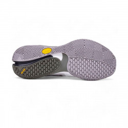 Zapatillas de Padel para Adultos Bullpadel Hack Vibram 25V Blanco