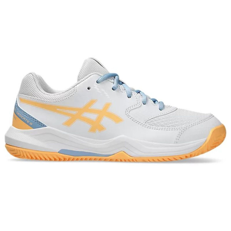 Zapatillas de Padel para Niños Asics Gel-Dedicate 8 Padel Gs Blanco