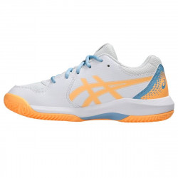 Zapatillas de Padel para Niños Asics Gel-Dedicate 8 Padel Gs Blanco
