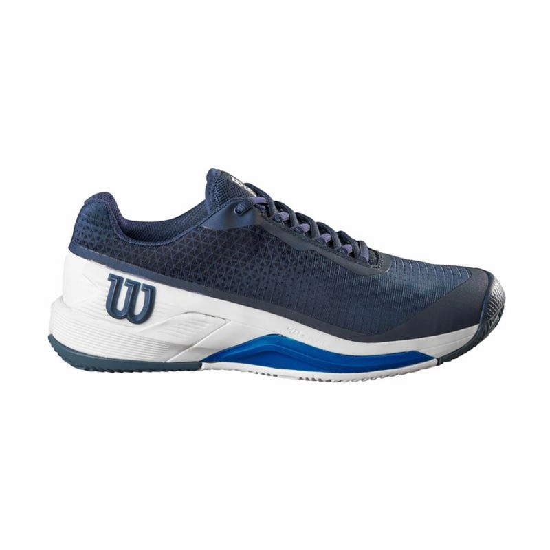Zapatillas de Tenis para Hombre Wilson Rush Pro 4.0 Clay Azul marino